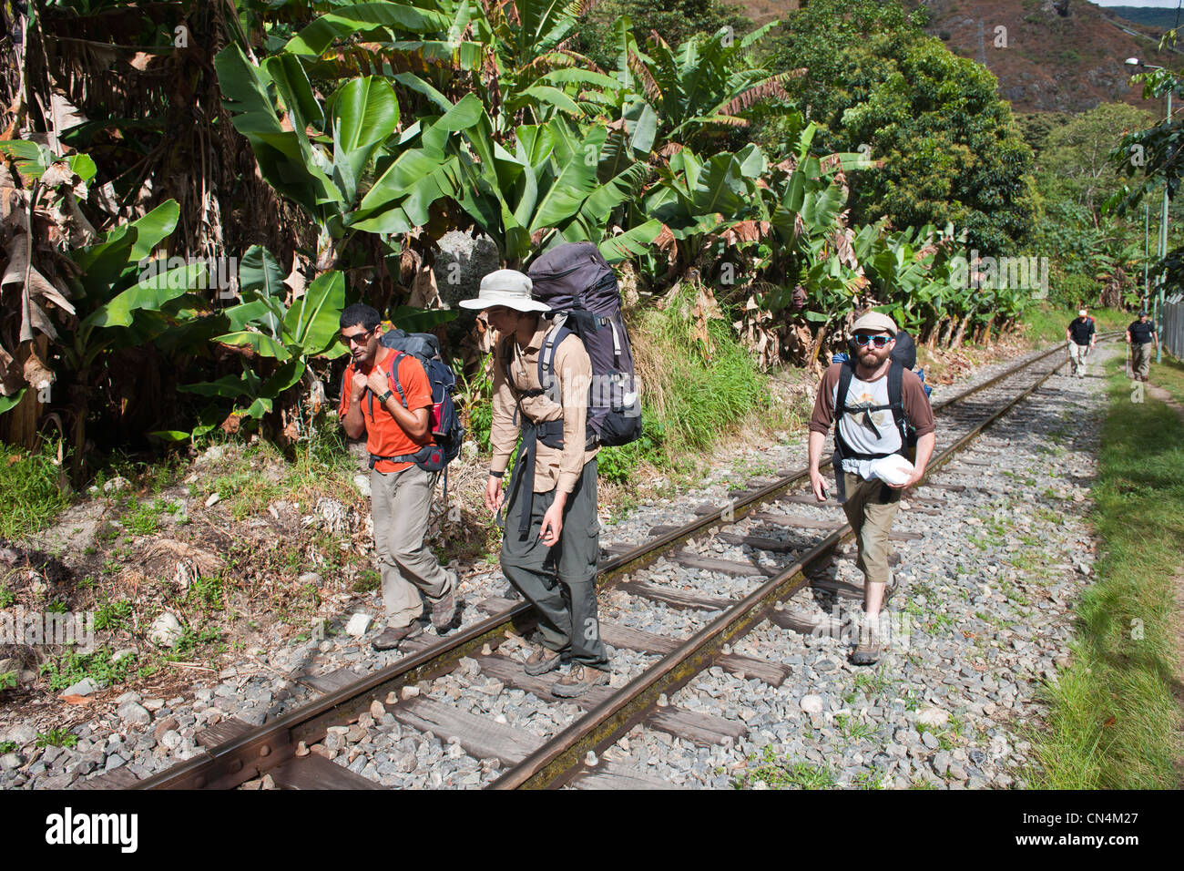 Machu picchu people tourist hi-res stock photography and images - Alamy