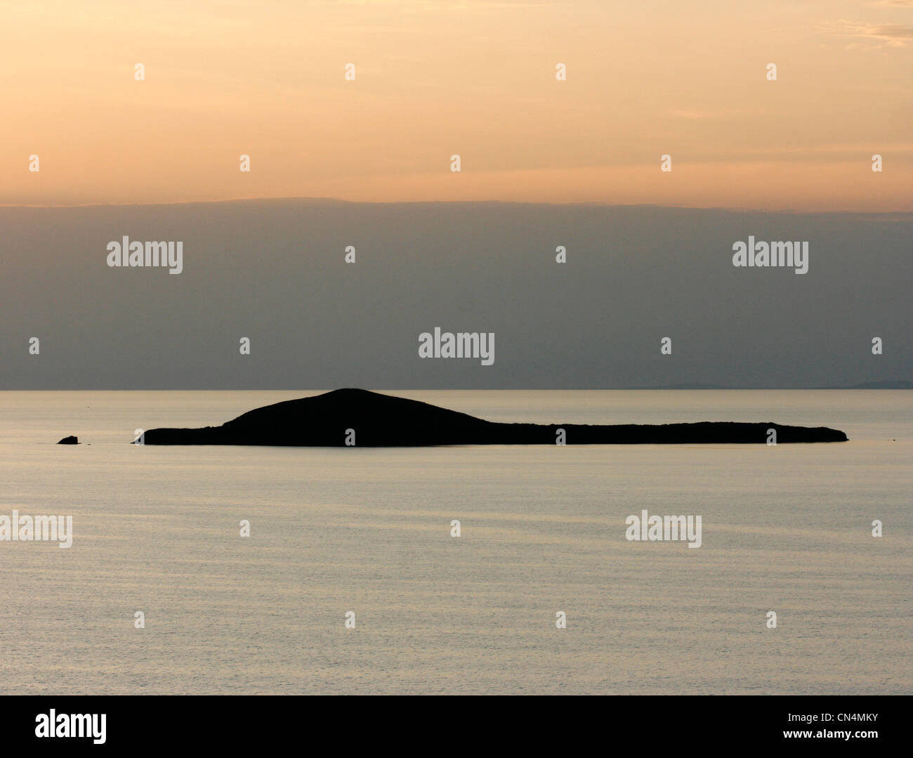 Sunset view of an uninhabited island in Lake Victoria, Uganda Stock ...