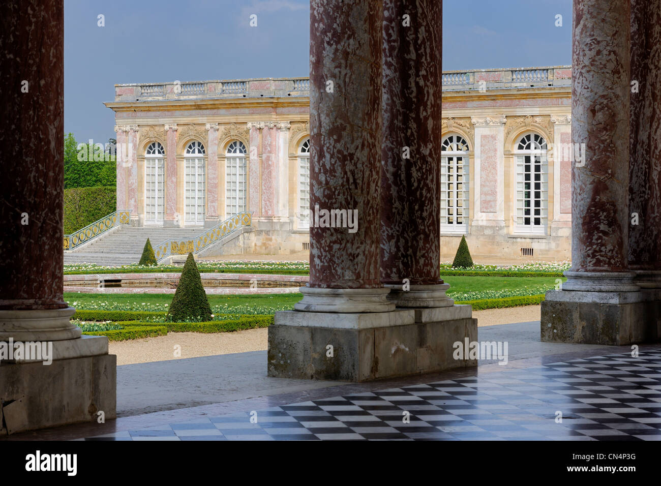 France, Yvelines, Chateau de Versailles, listed as World Heritage by UNESCO, the Grand Trianon Stock Photo
