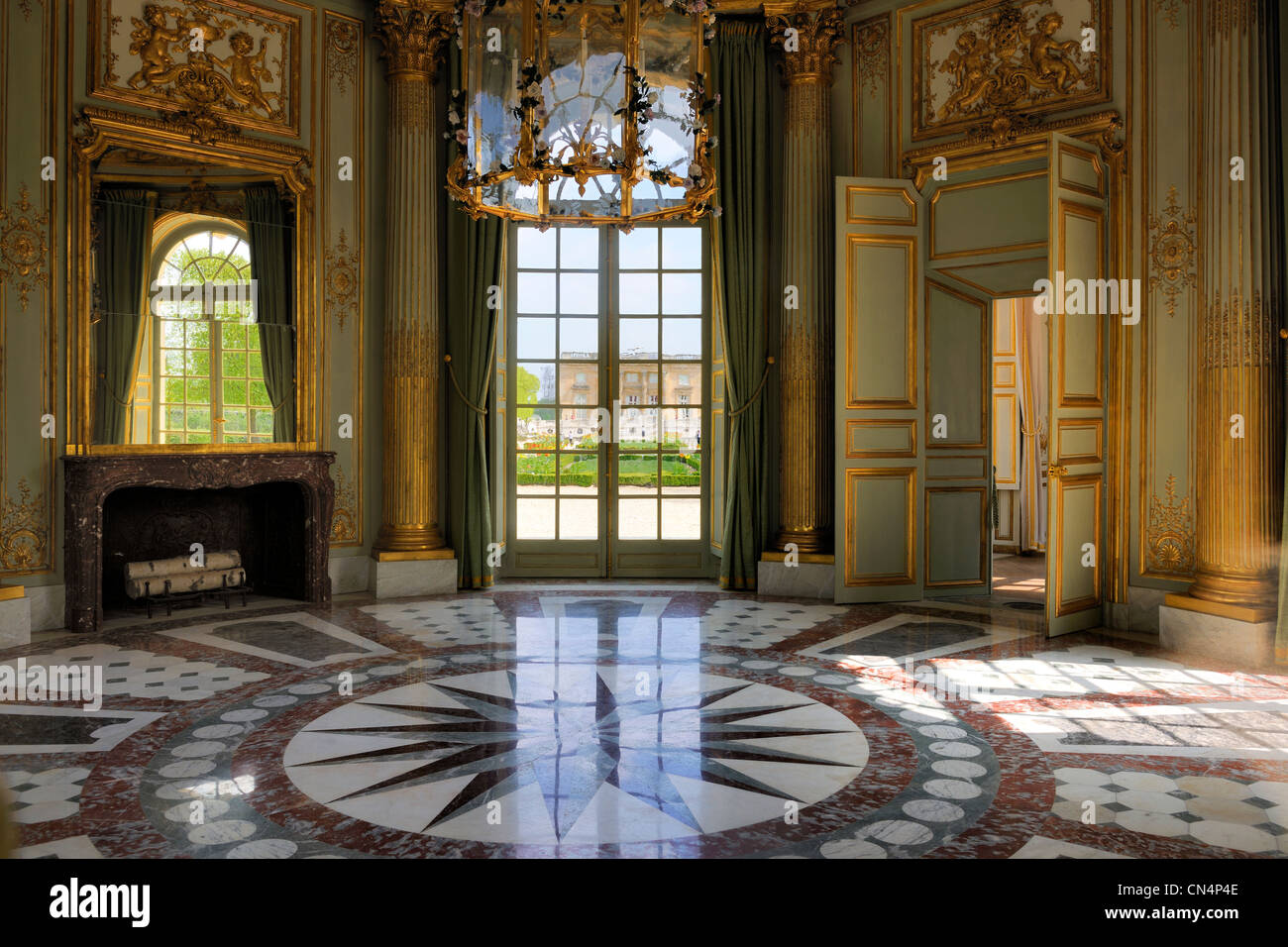 France, Yvelines, Chateau de Versailles, listed as World Heritage by UNESCO, Domaine de Marie Antoinette, the Petit Trianon, Stock Photo