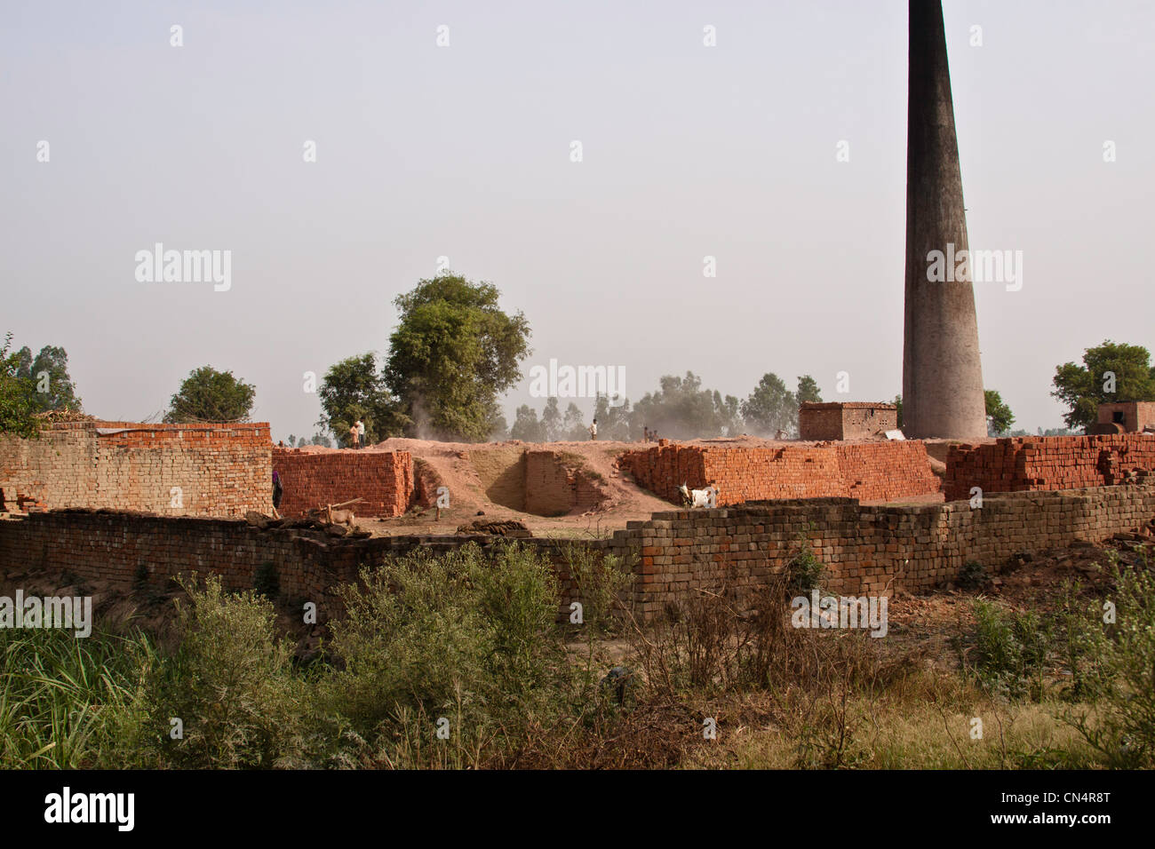 Brick kiln in indian countryside hires stock photography and images Alamy