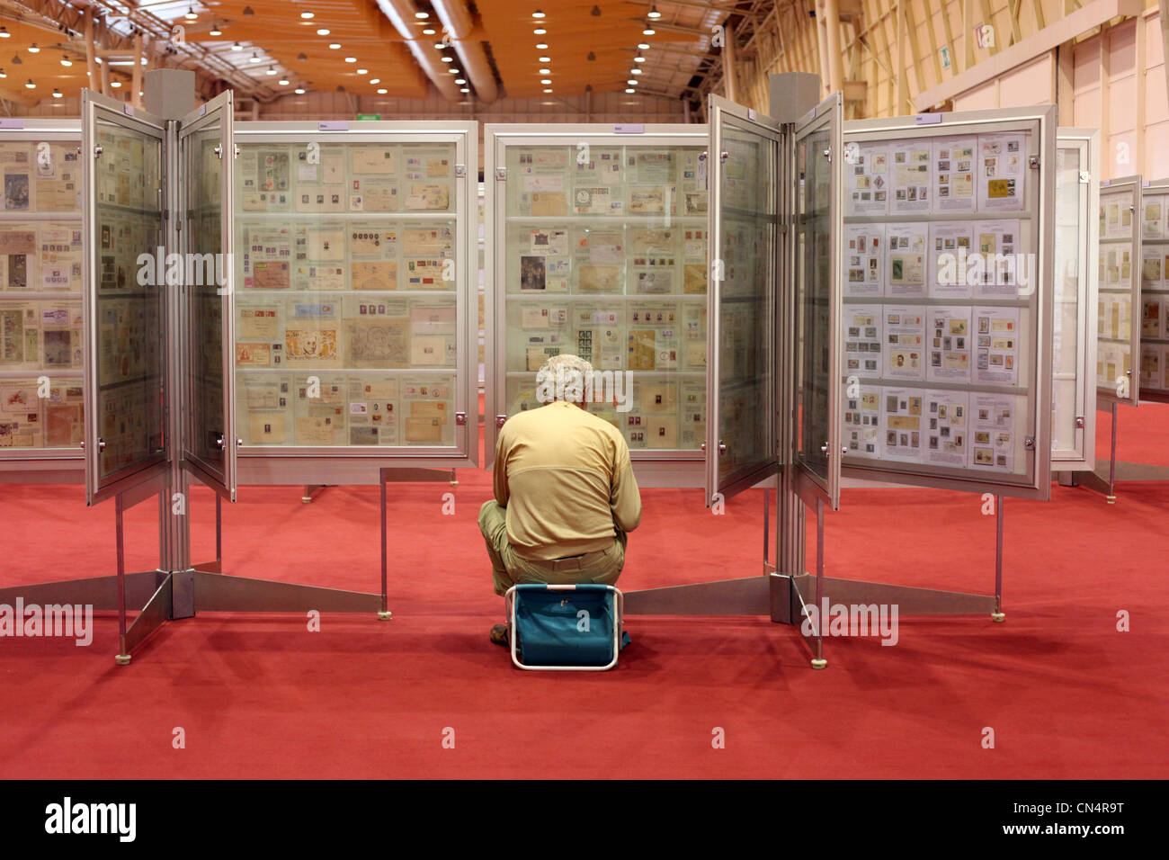 Collecting and studying stamps hi-res stock photography and images - Alamy