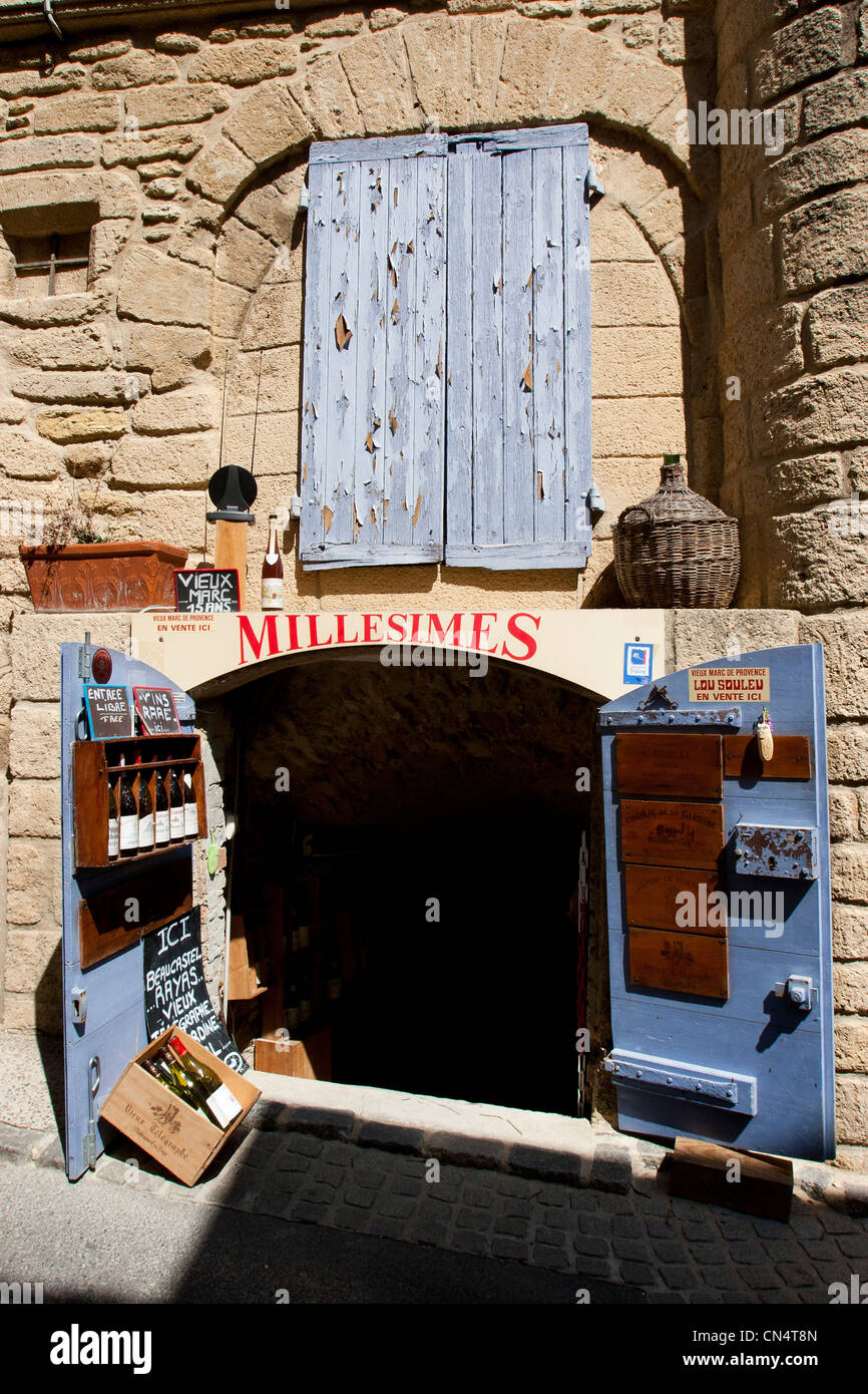 A underground wine cellar in Avignon, Southern France Stock Photo Alamy