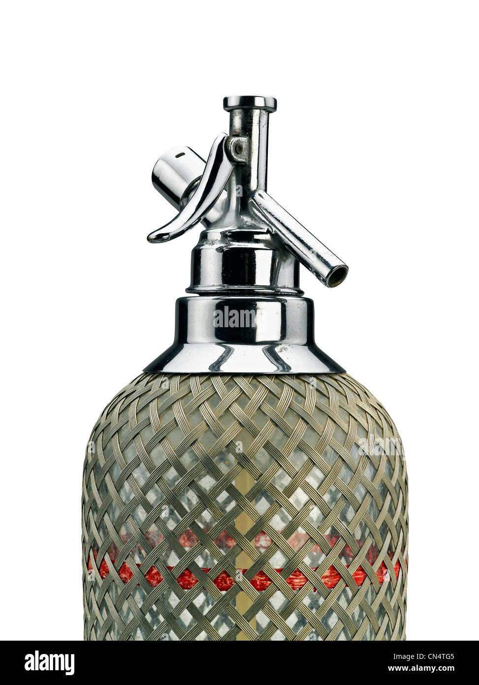 Old Soda siphon was made with glass and metal Stock Photo Alamy