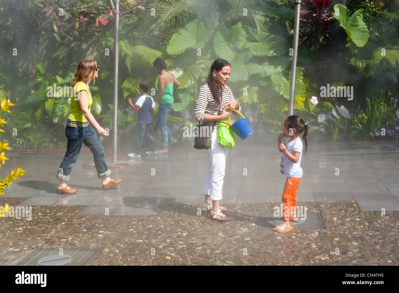 Colombia, Antioquia Department, Medellin, the Parque Explora on Sunday afternoon Stock Photo