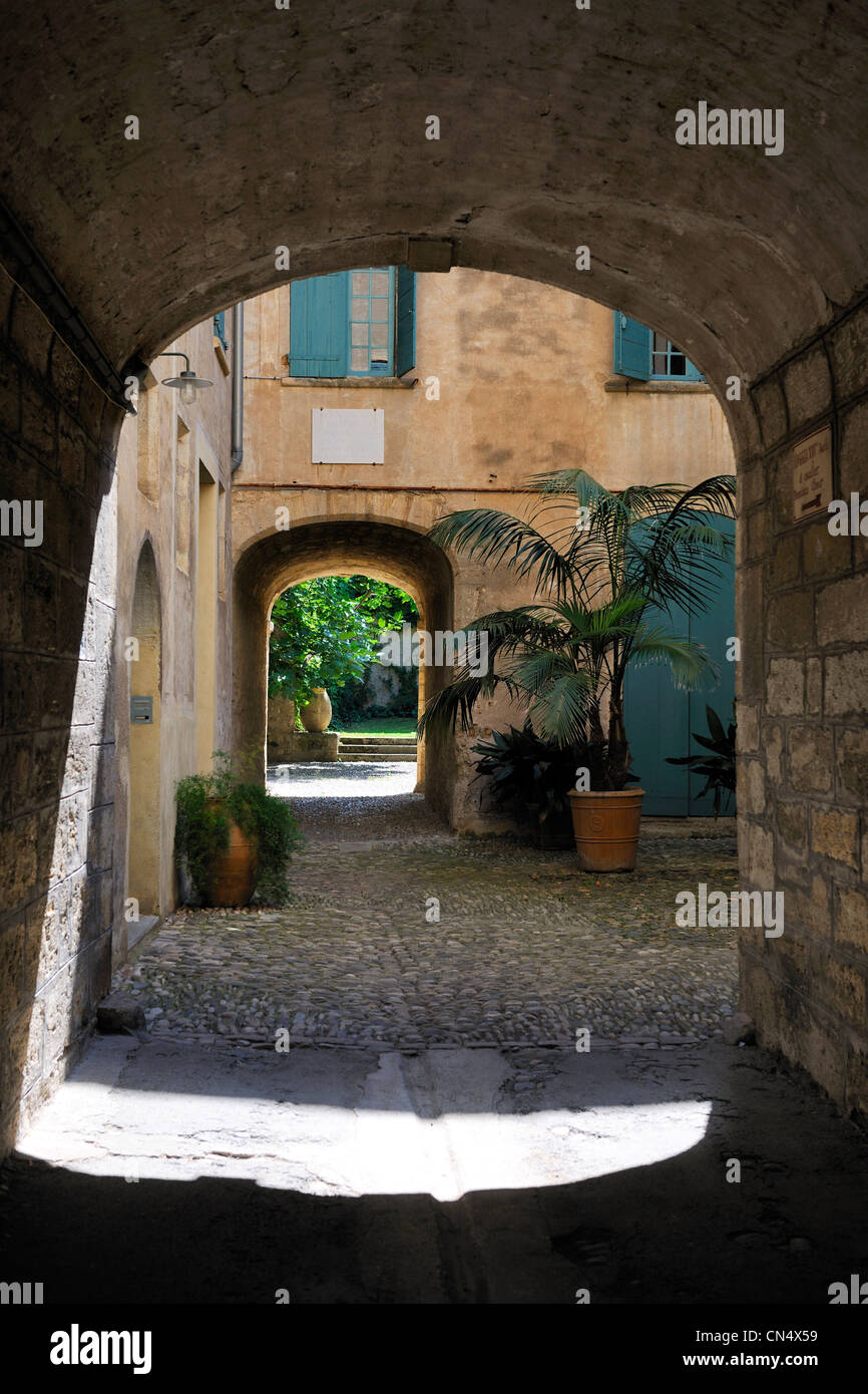 France, Herault, Pezenas, Hotel d'Alfonse, mansion house of the 17th
