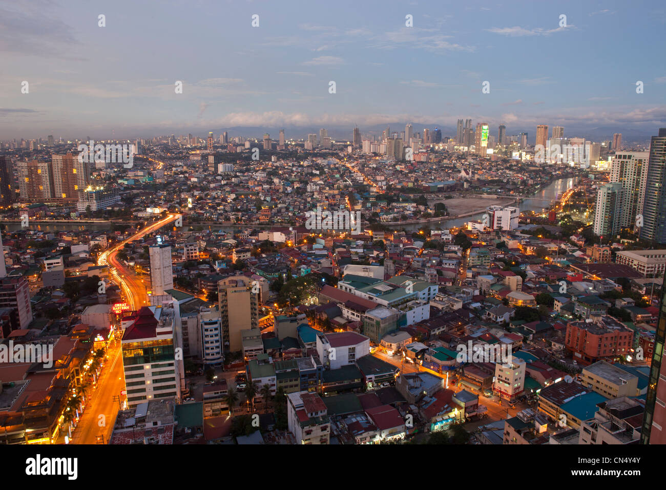 Philippines, Luzon island, Manila, Makati district Stock Photo