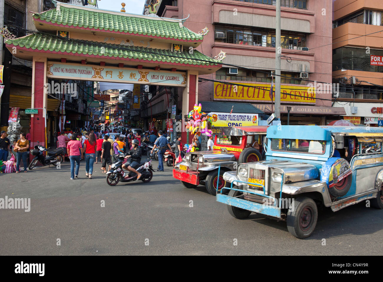 Philippines, Luzon island, Manila, chinatown Stock Photo