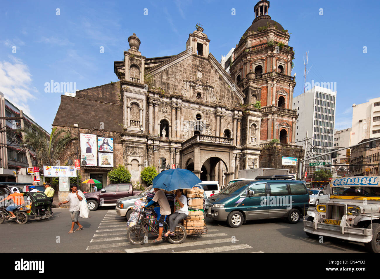 Philippines, Luzon island, Manila, Binondo district, Binondo church