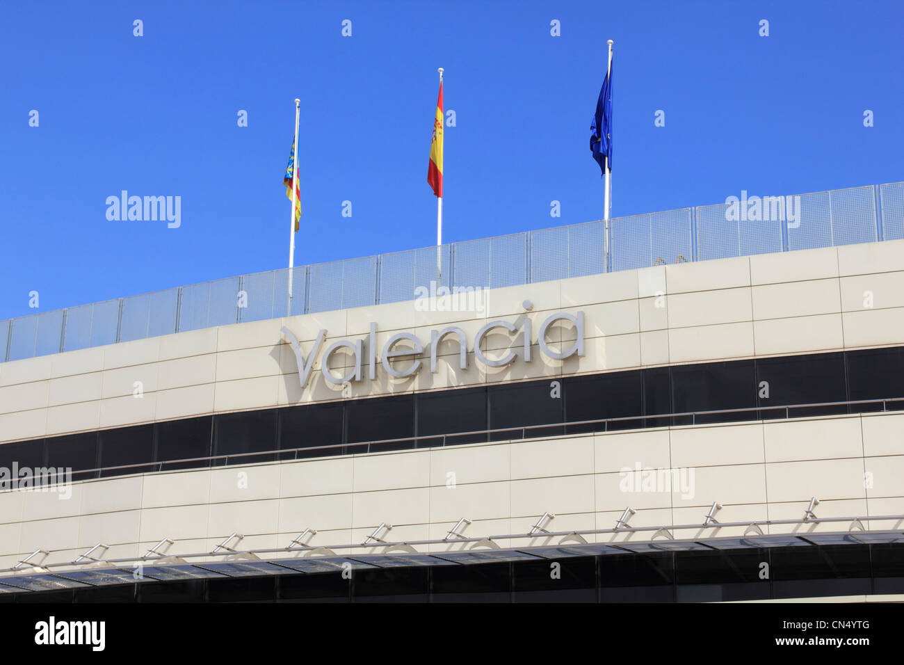 Valencia Airport Spain Stock Photo
