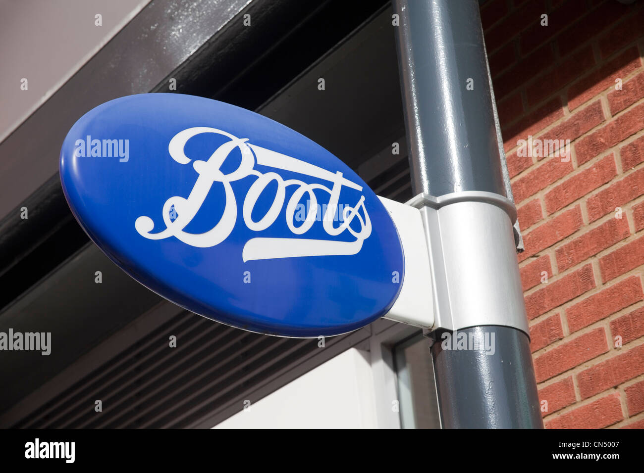 Boots the Chemist sign, UK Stock Photo