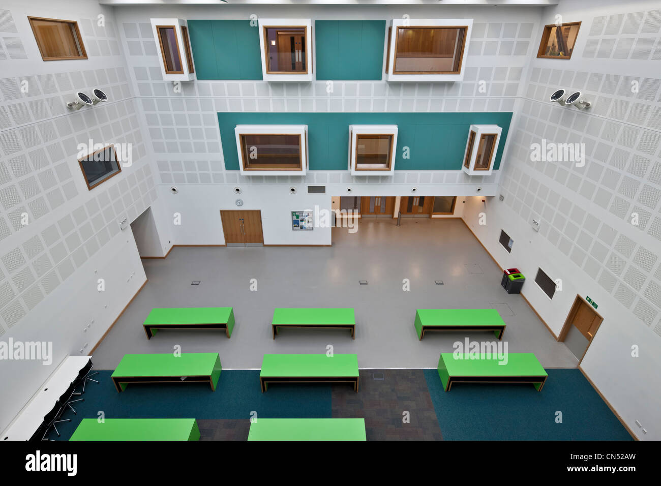 Break out area at Suffolk One Sixth Form College in Ipswich Stock Photo