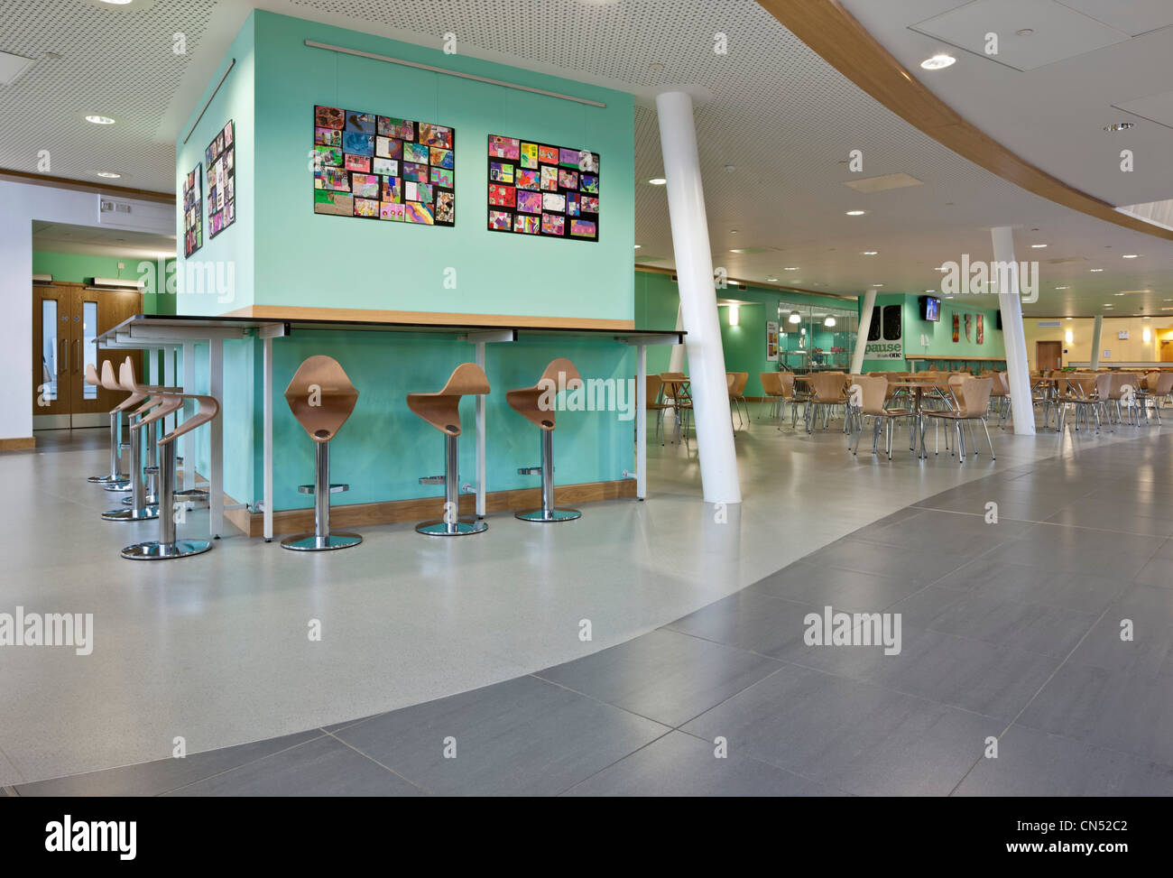 Restaurant at Suffolk One Sixth Form College in Ipswich Stock Photo Alamy