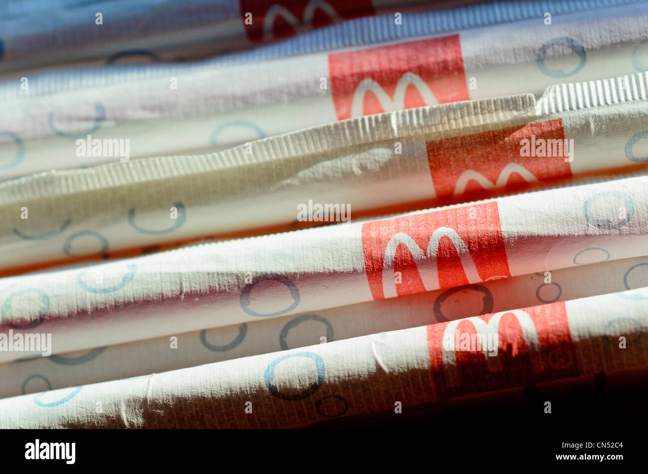 Mcdonalds straws hires stock photography and images Alamy