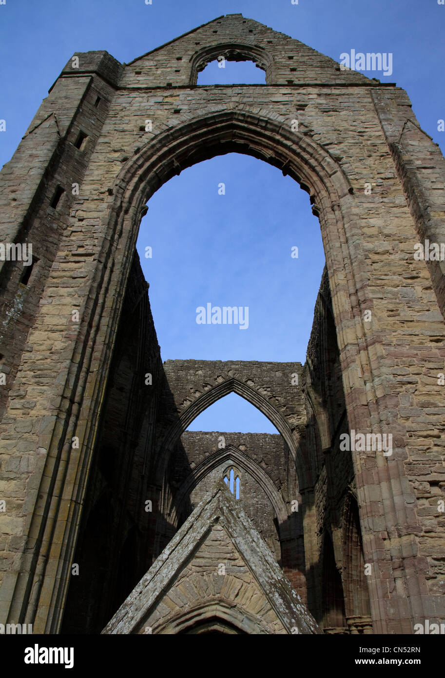 Tintern Abbey, Monmouthshire, Wales Stock Photo Alamy