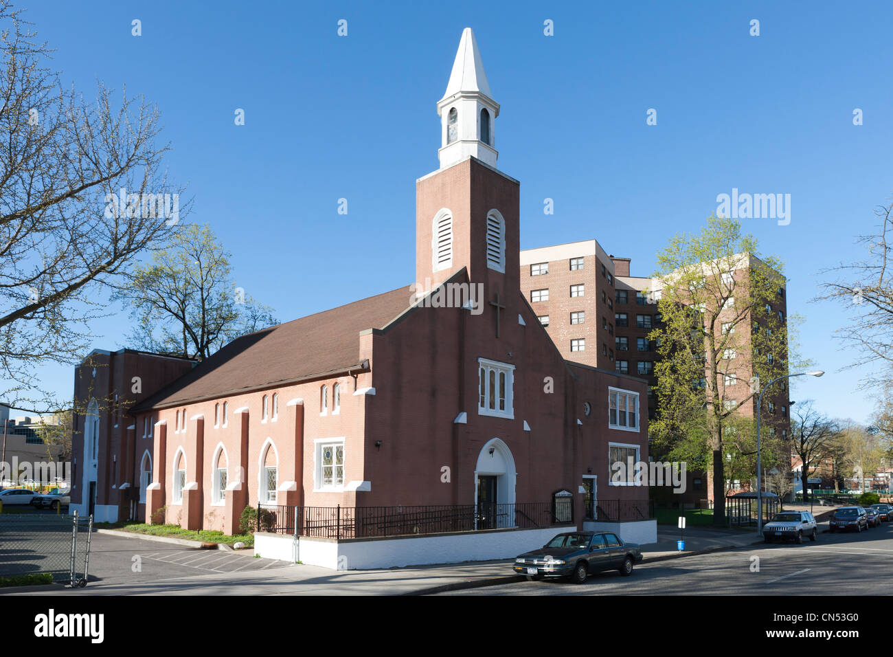 Bethel Baptist Church in White Plains, New York Stock Photo Alamy