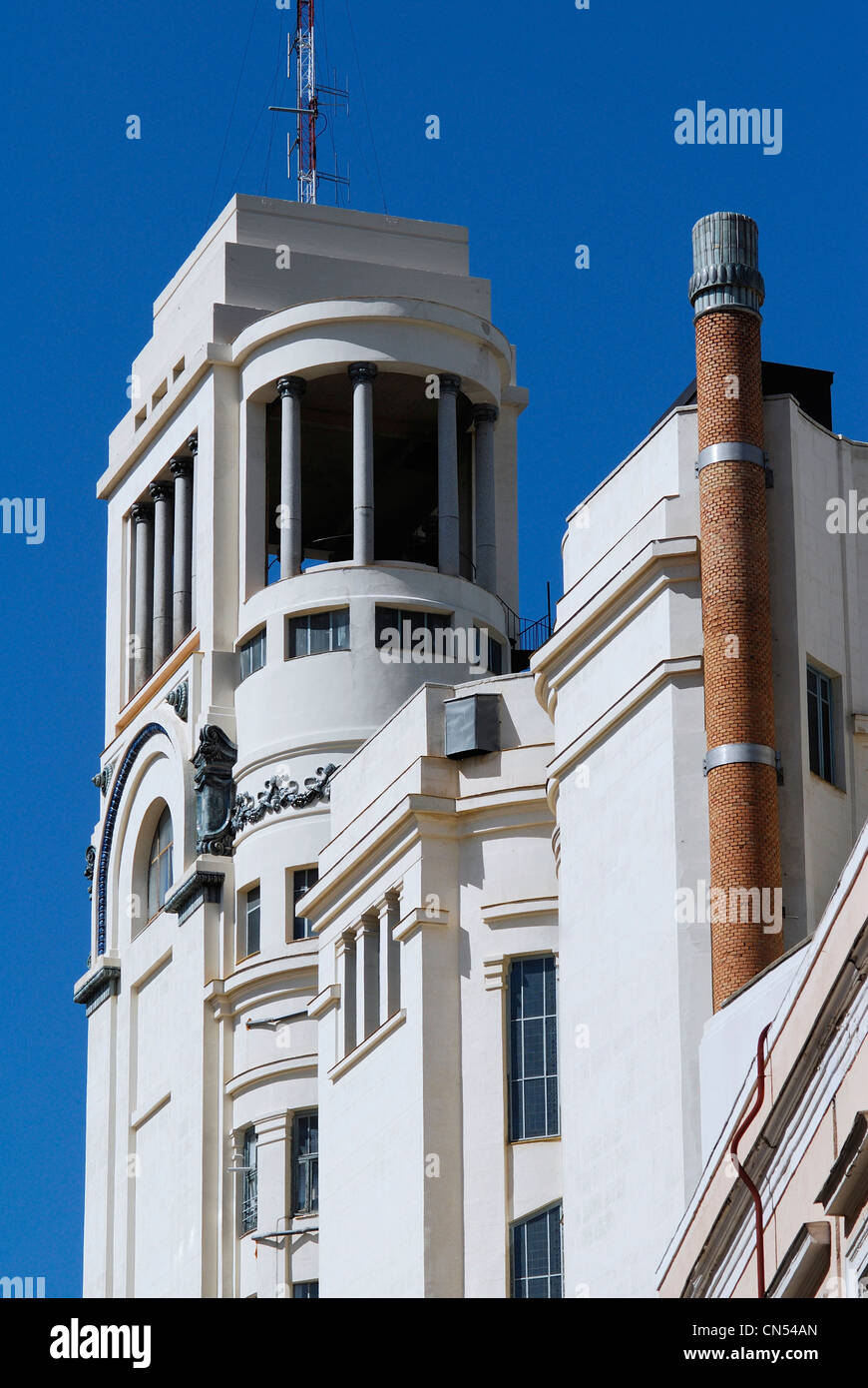 Spain, Madrid, Círculo de Bellas Artes (1919-1926) by architect Antonio Palacios Ramilo, calle de Alcalá 42 Stock Photo