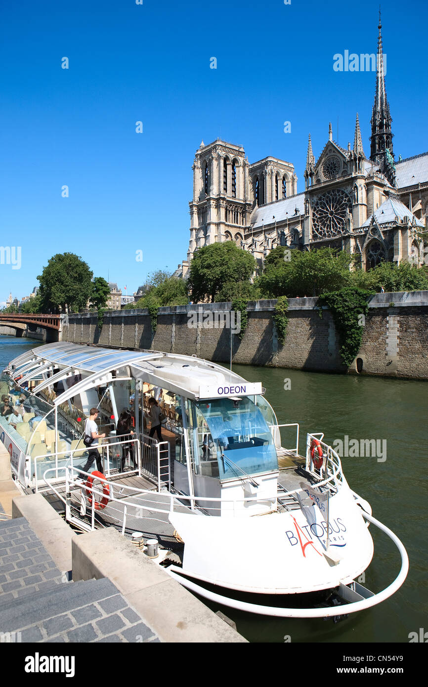 Bateau Bus Paris France High Resolution Stock Photography And