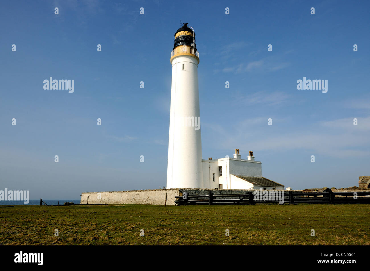 Auskerry Lighthouse, Orkney Stock Photo
