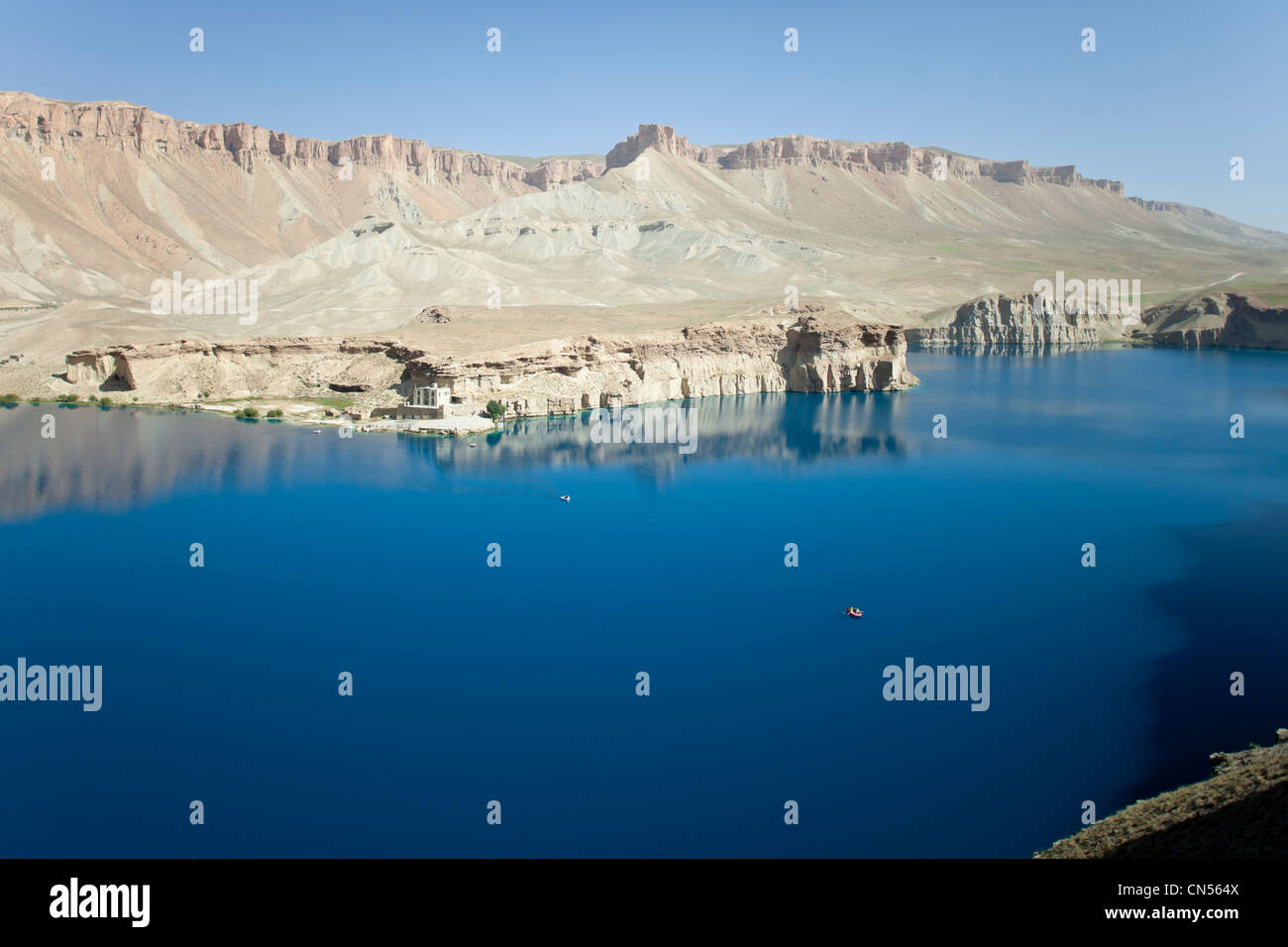 Afghanistan, Bamyian province, Band-e Amir, Band-I-Zulfiqar lake Stock Photo