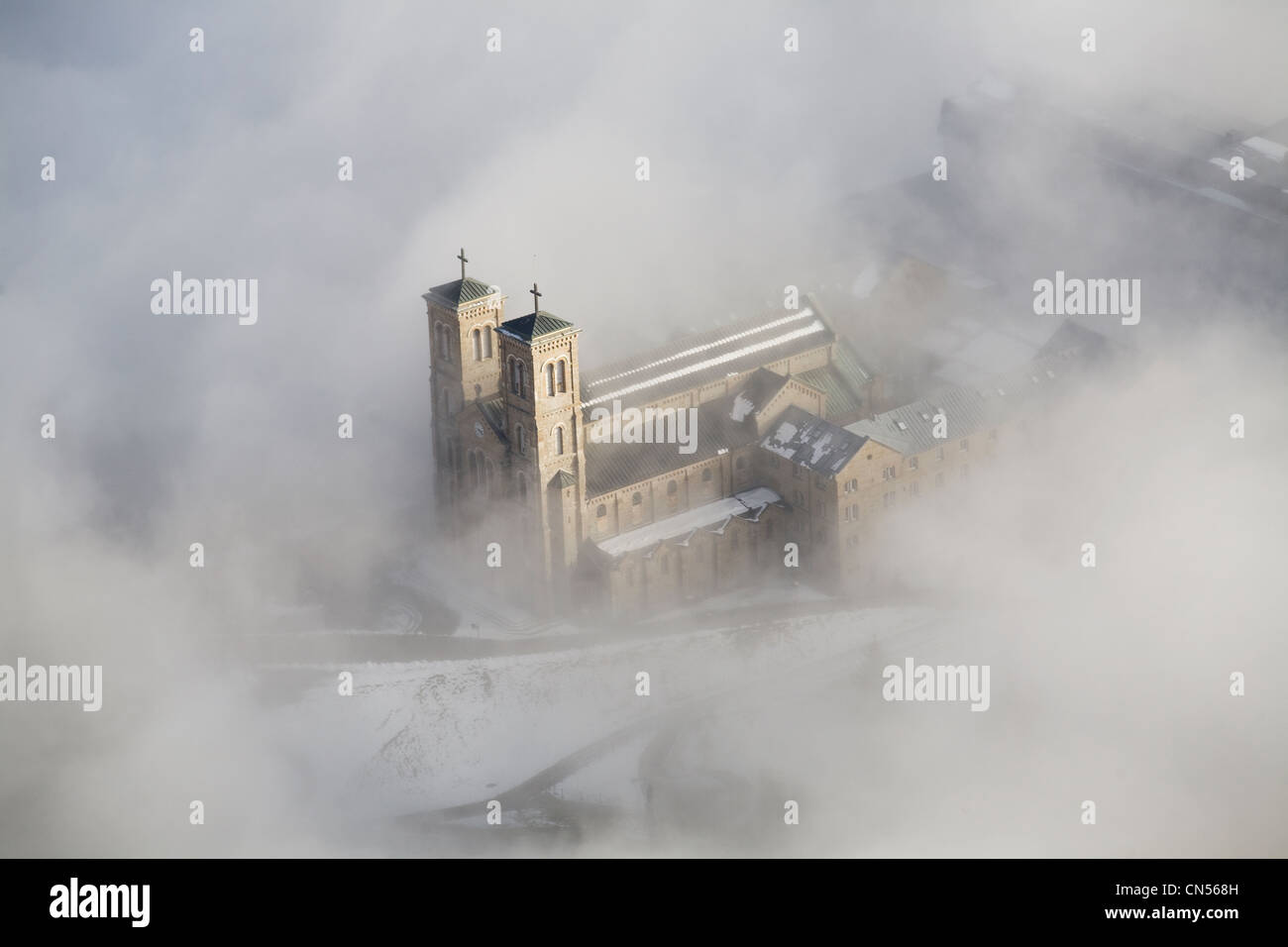 France, Isere, La Salette Fallavaux, Notre Dame de la Salette Sanctuary