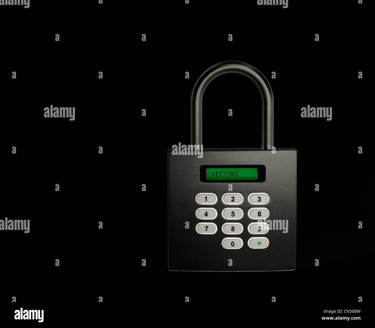 Digital combination lock Stock Photo Alamy