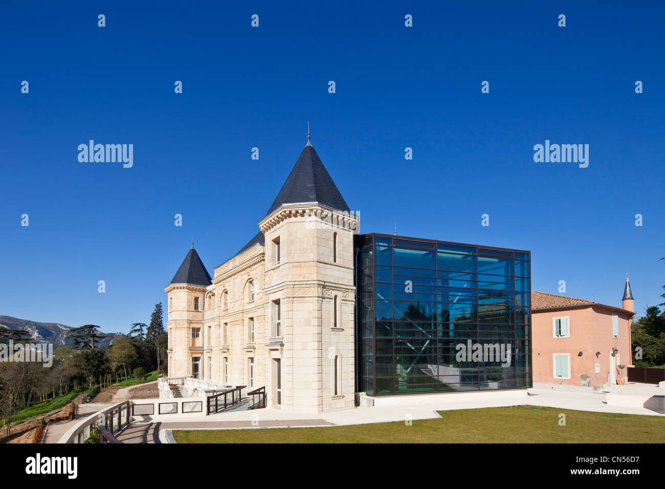 France, Bouches du Rhone, Marseille, Chateau de La Buzine Estate ...