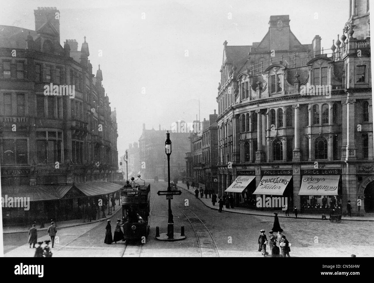 Princes Square, Wolverhampton, c 1910. Stock Photo