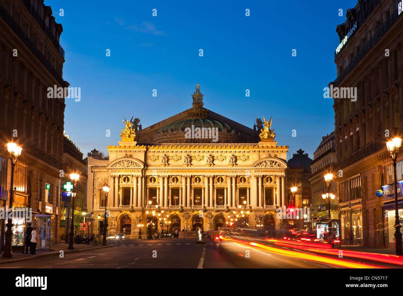 France, Paris, the Opera Garnier Stock Photo