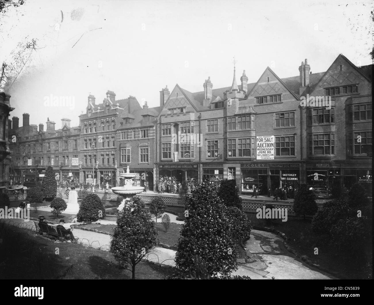 Lichfield Street, Wolverhampton, 1920 Stock Photo Alamy