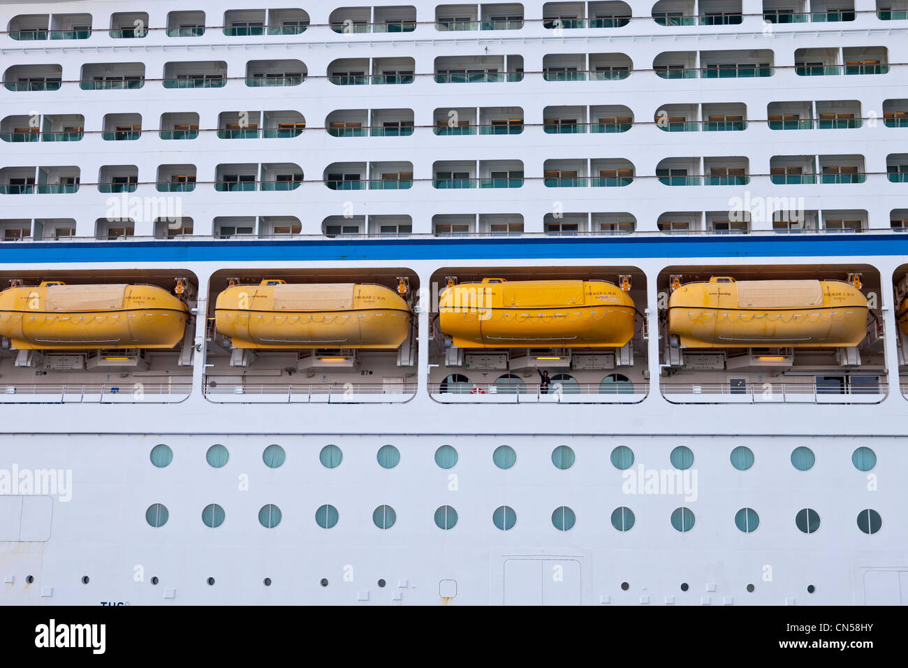 Turkey, Istanbul, a cruise ship Stock Photo