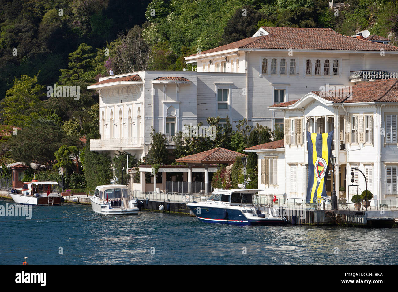 turkey near istanbul beykoz yali wooden house on the bosphorus stock photo alamy