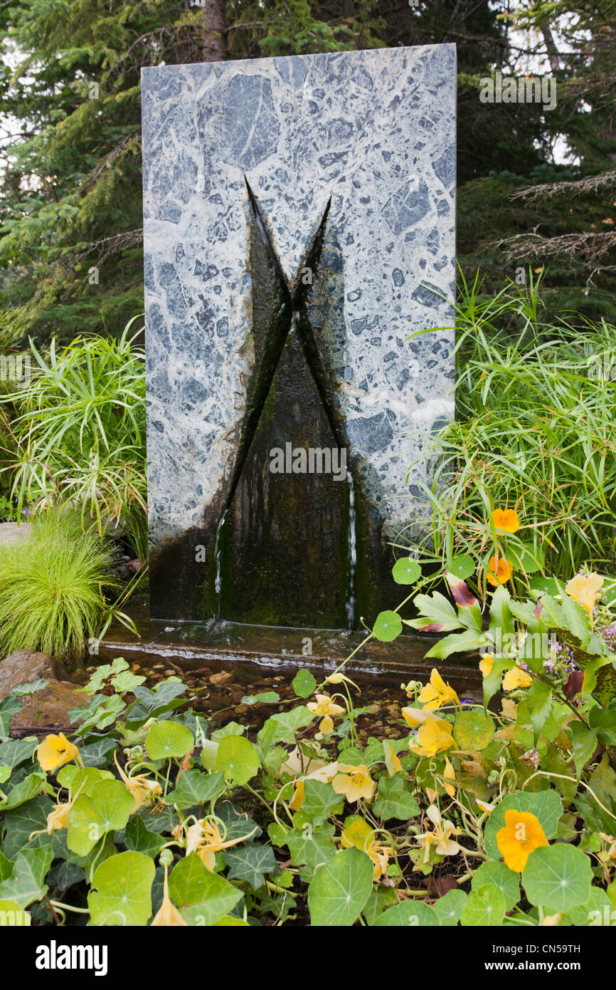 Canada, Quebec Province, Gaspe Peninsula, Grand Metis, Metis gardens