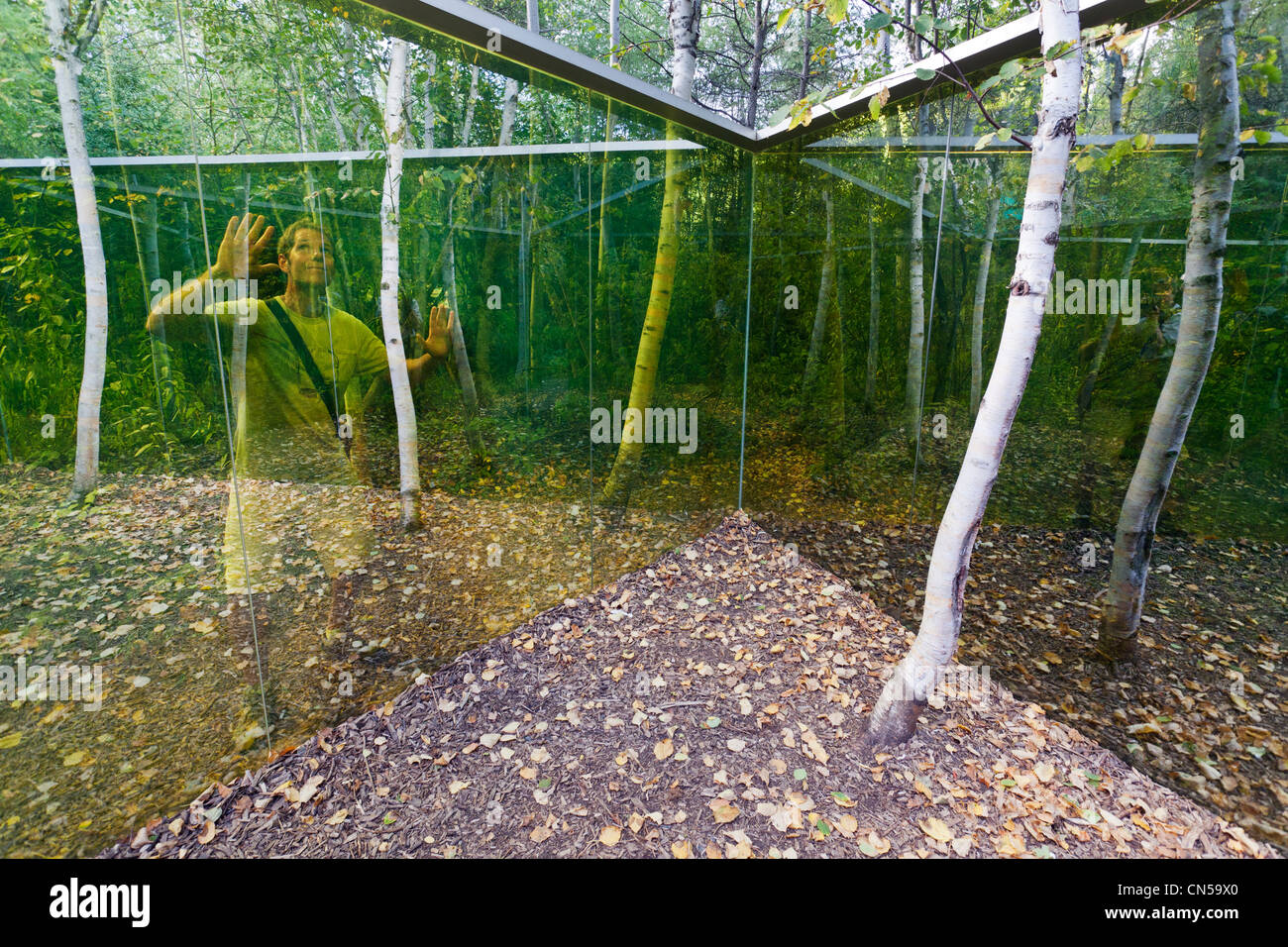 Canada, Quebec Province, Gaspe Peninsula, Grand Metis, Metis Gardens