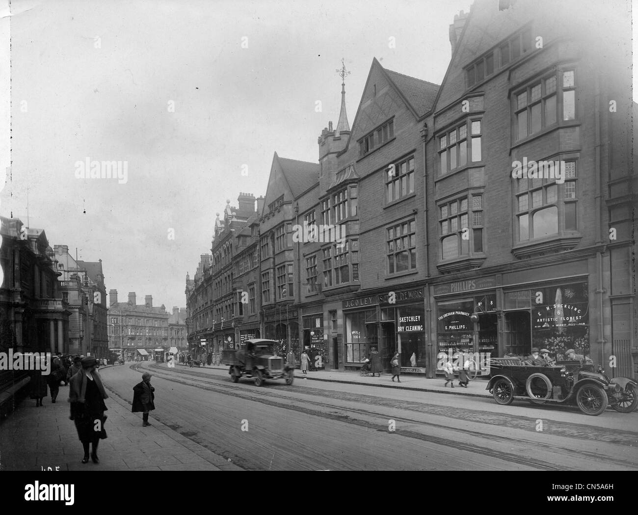 Lichfield Street, Wolverhampton, c 1920s Stock Photo Alamy