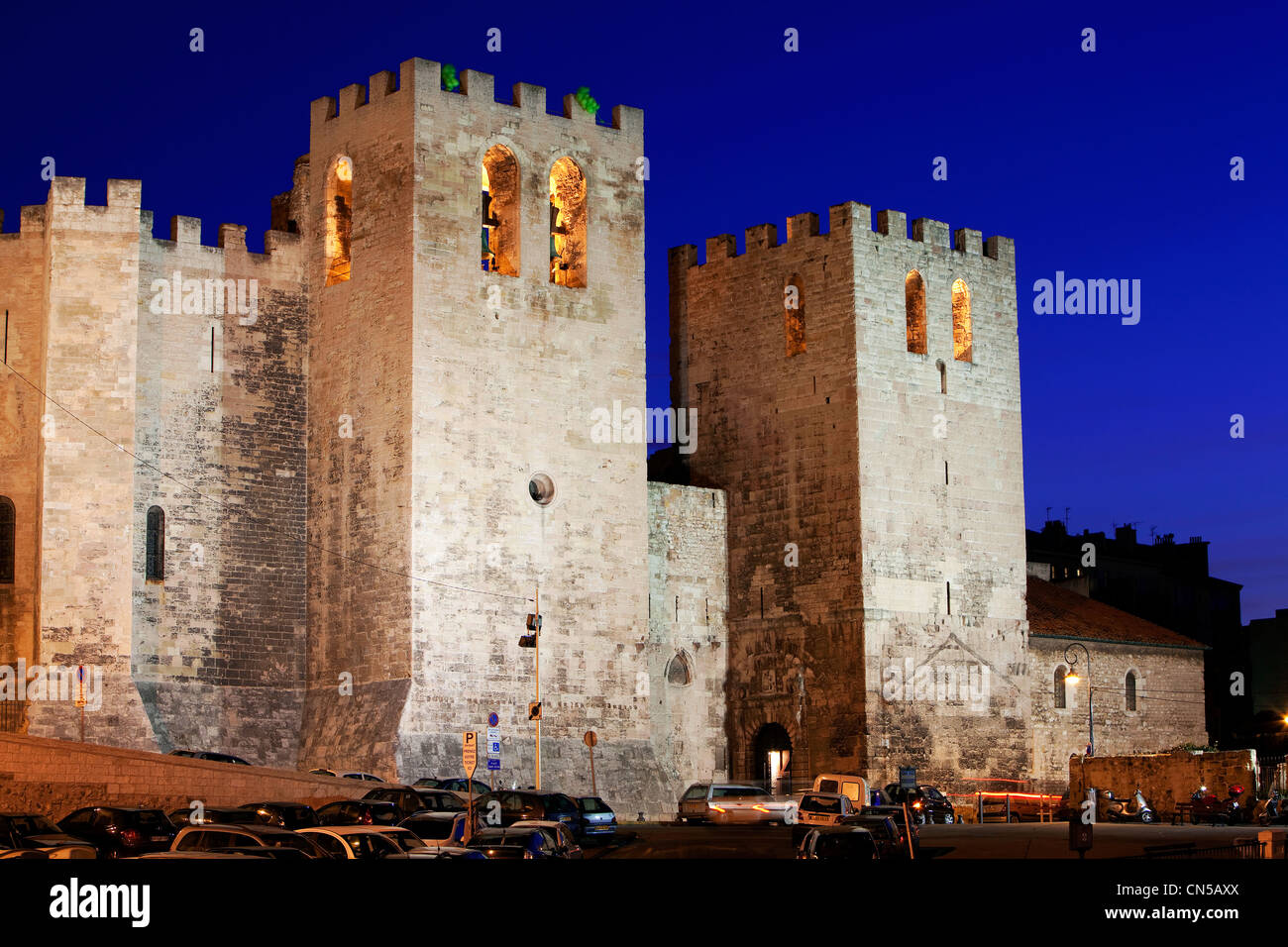 France, Bouches du Rhone, Marseille, 7th arrondissement, St Victor Abbey Stock Photo