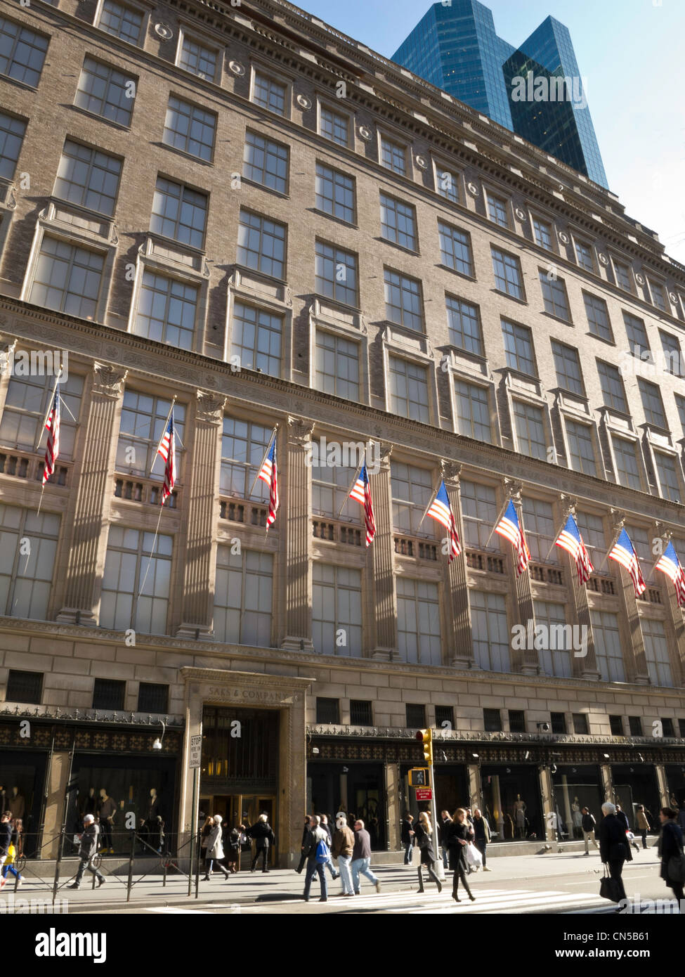 Saks Fifth Avenue, NYC Stock Photo Alamy