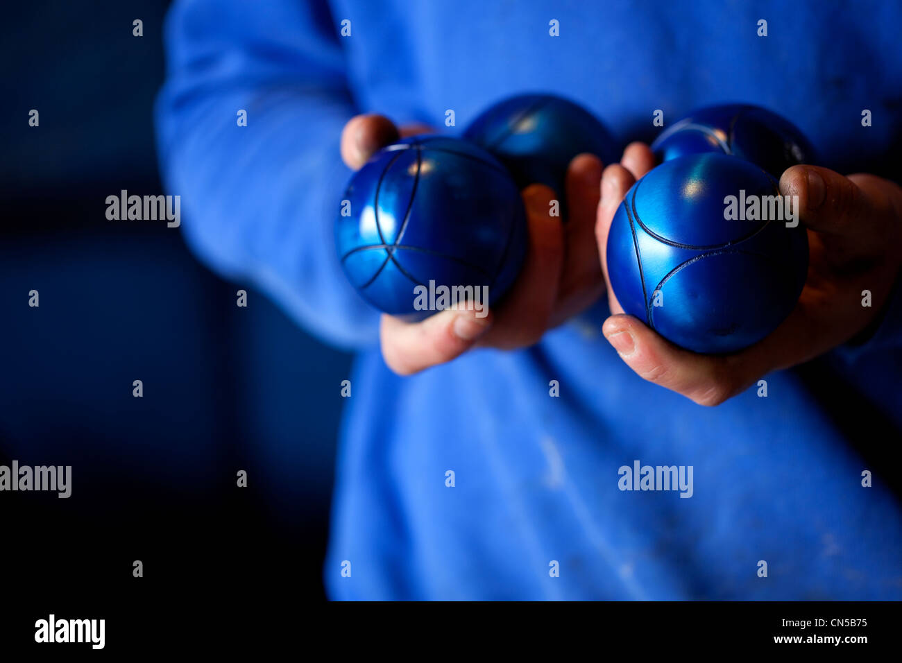 Boules de compétition - La boule bleue