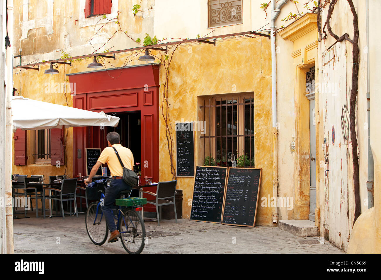 France, Bouches du Rhone, Arles, Next to restaurant Jean Luc Rabanel Stock  Photo - Alamy