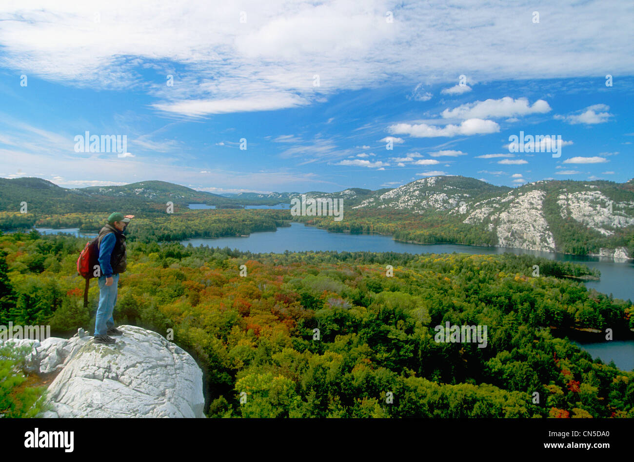 Killarney Lake, Killarney Provincial Park, Killarney, Ontario Stock
