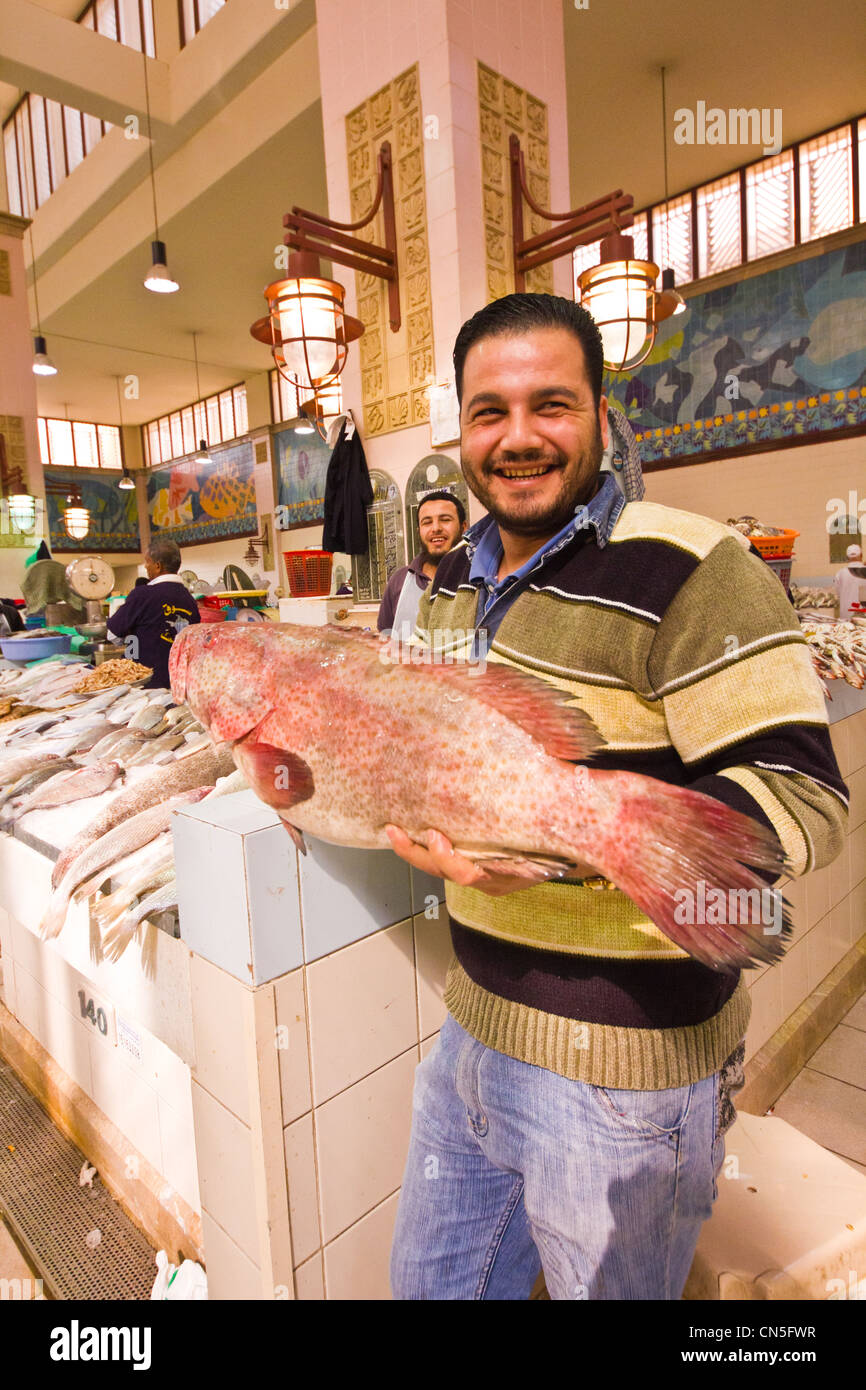 Fish market Kuwait Stock Photo Alamy