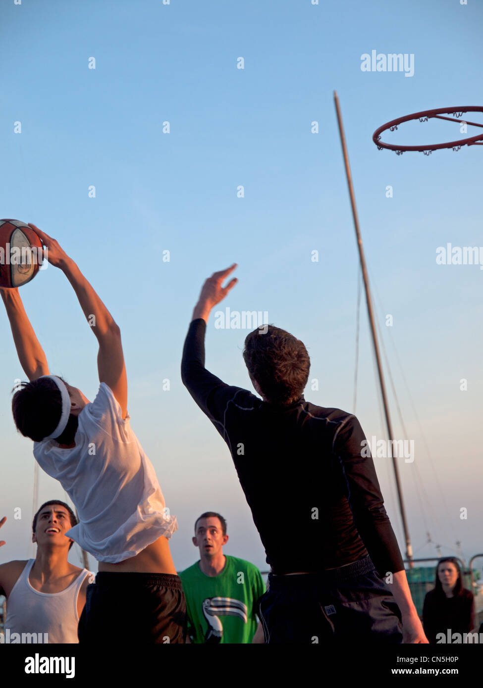 A game of basketball Stock Photo - Alamy