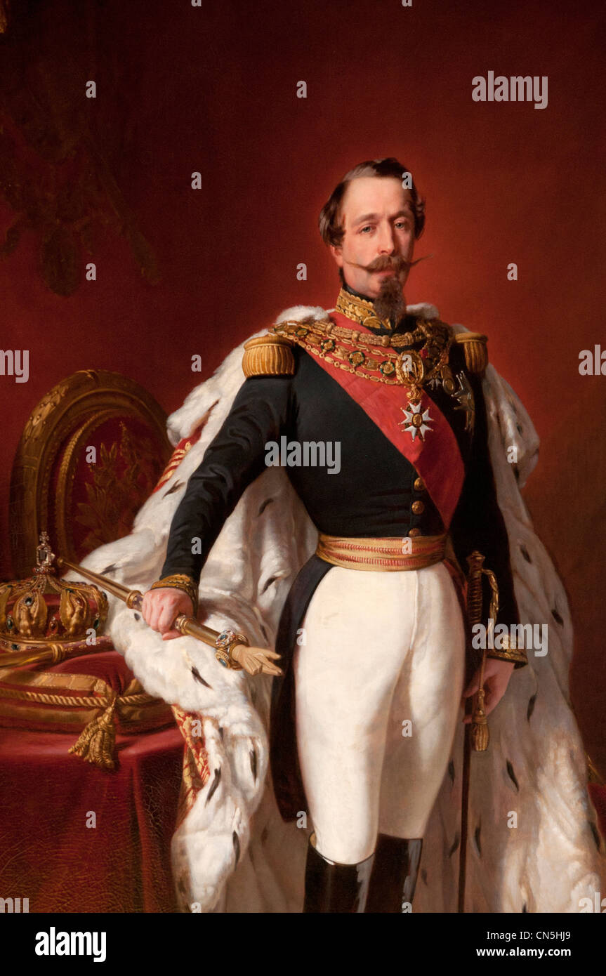 Portrait of Empereur of France Napoleon III 18081873 by Franz Xavier