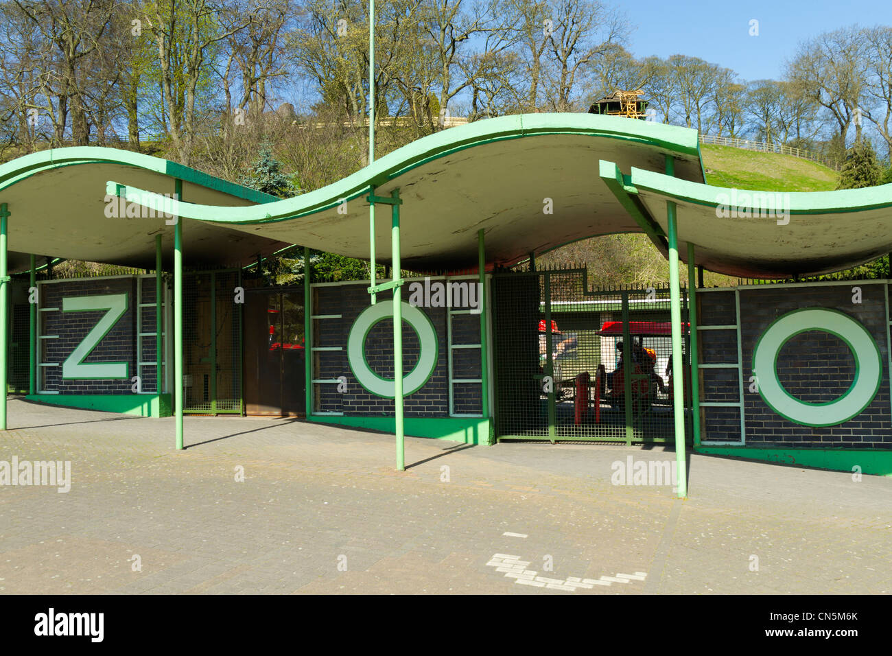 Entrance to Dudley Zoo West Midlands UK Stock Photo - Alamy