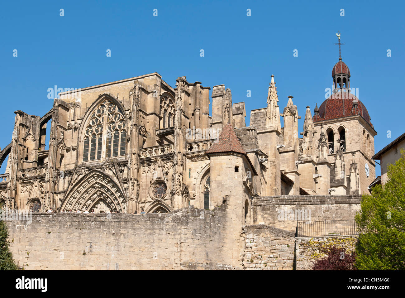 France, Isere, Saint Antoine l'Abbaye, labelled Les Plus Beaux Villages ...