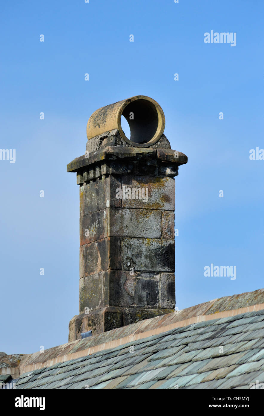Chimney stack. Castlerigg Manor, Ambleside Road, Keswick, Lake District