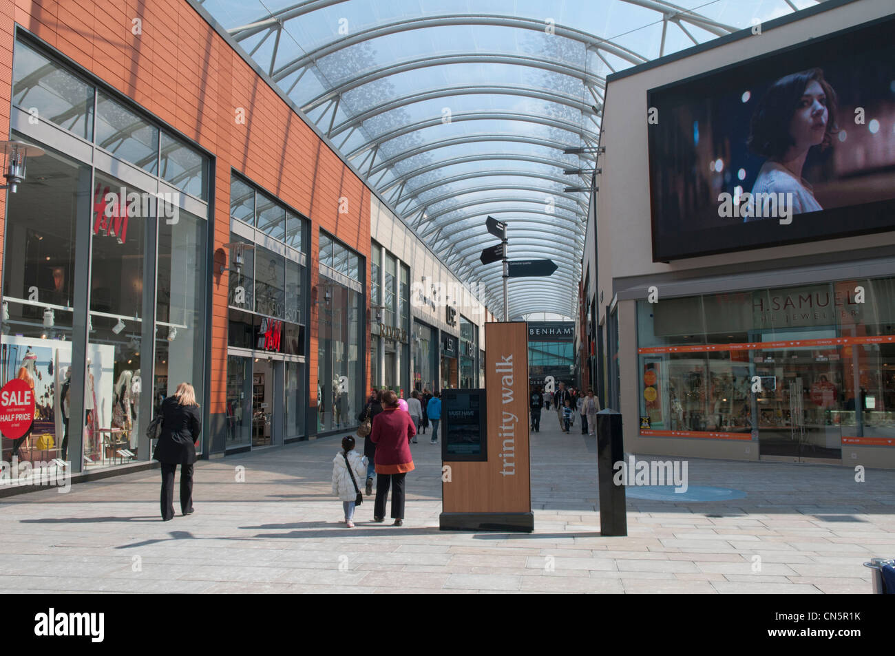 Trinity Walk, Wakefield Stock Photo Alamy