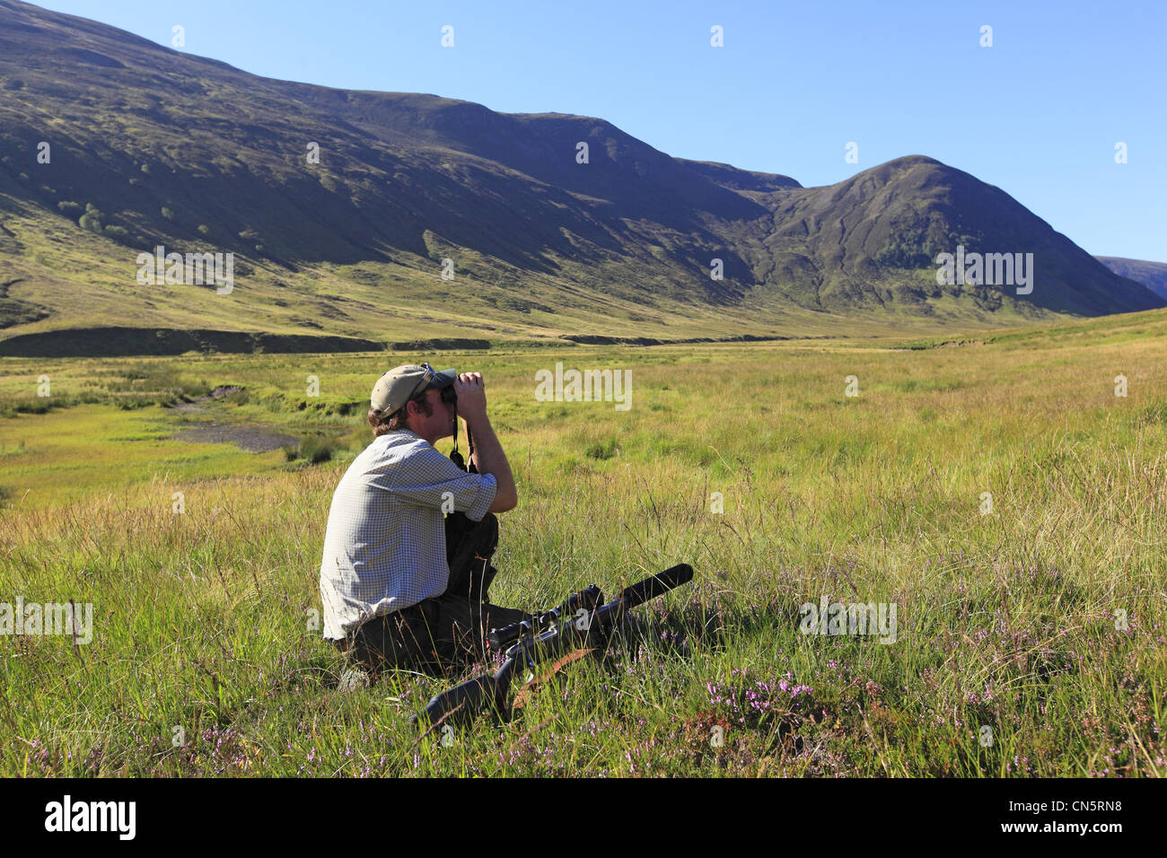 United Kingdom, Scotland, Highlands region, Stalking hunting Stock