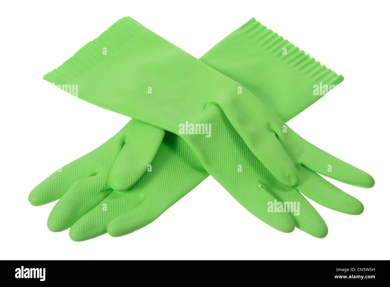Rubber Gloves Stock Photo