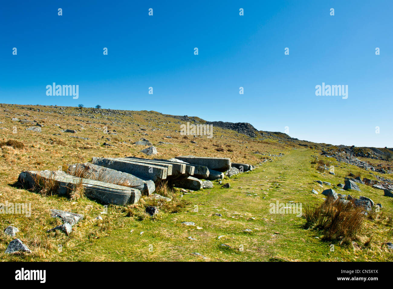 Swelltor Quarries on the Western Edge of the Dartmoor National Park